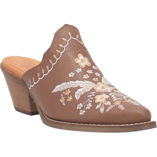 Angle 1, WILDFLOWER LEATHER MULE