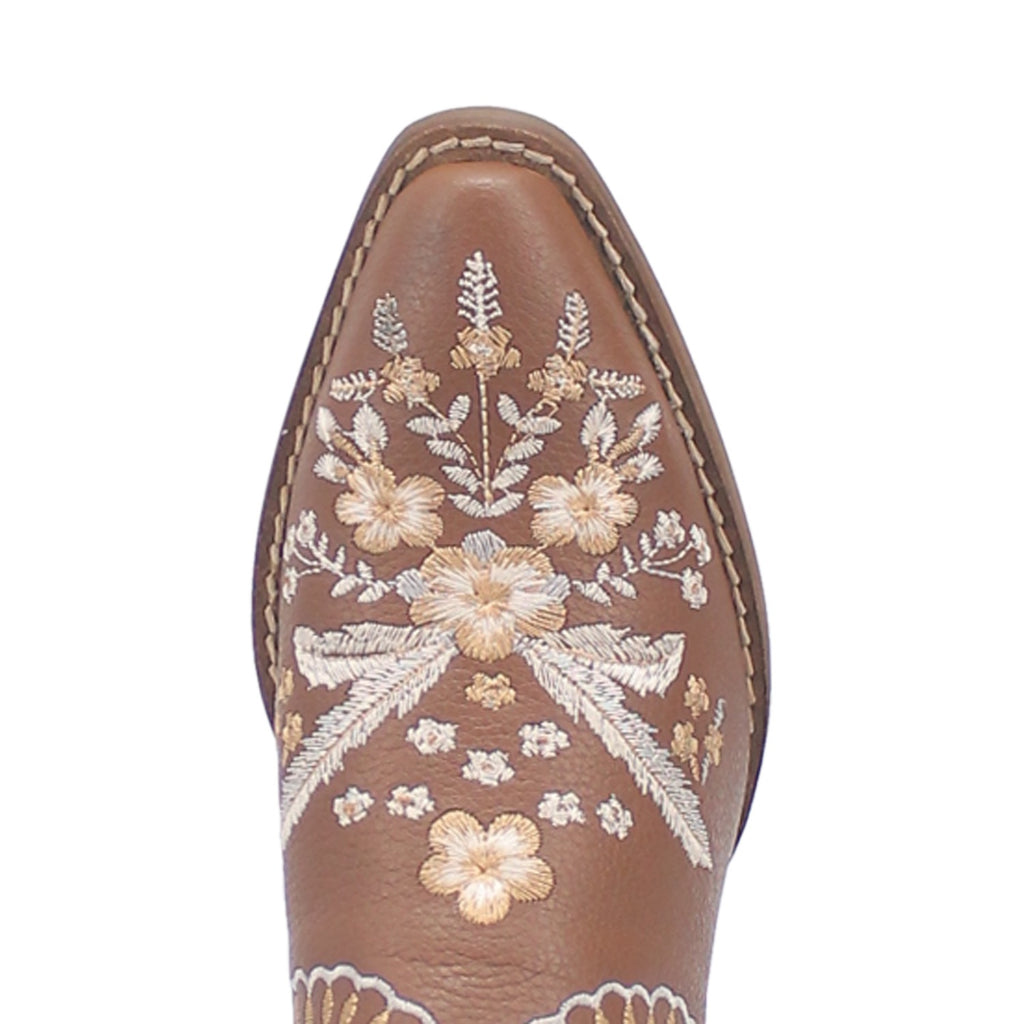 Angle 6, WILDFLOWER LEATHER MULE