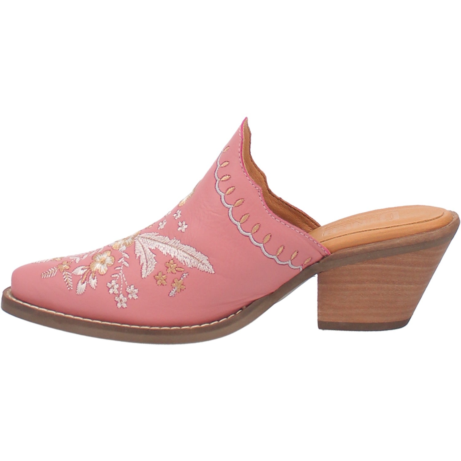 Angle 3, WILDFLOWER LEATHER MULE