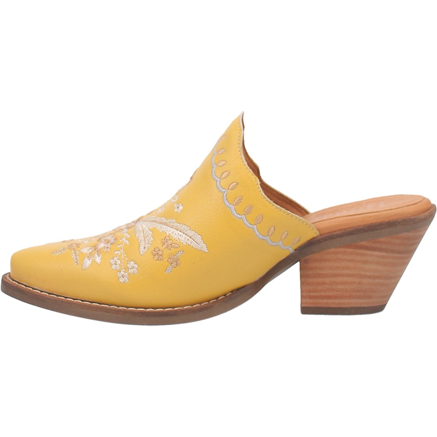 Angle 3, WILDFLOWER LEATHER MULE